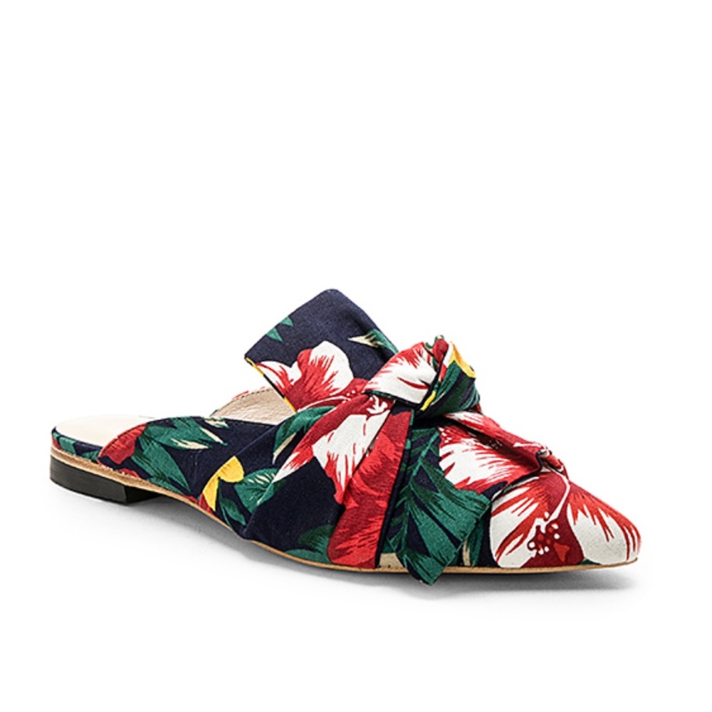 Raye Ashley Floral Mule Slides